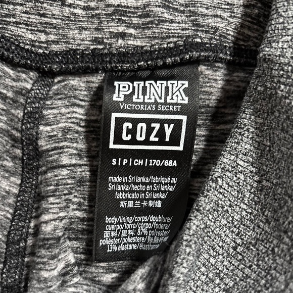 PINK VS Dark Grey Cozy Leggings - Picture 7 of 9